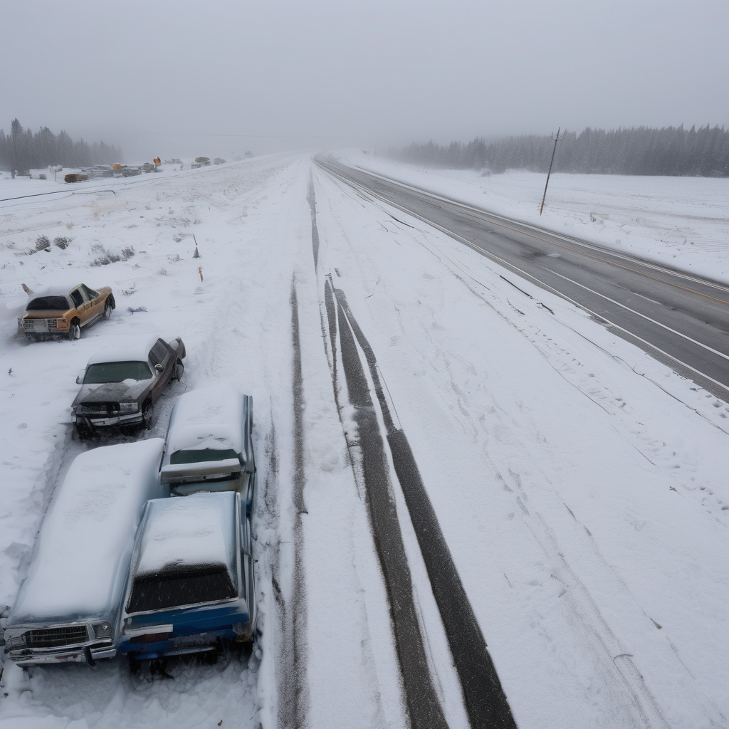 Massive 100-vehicle pileup shuts I-196 in West Michigan amid winter storm