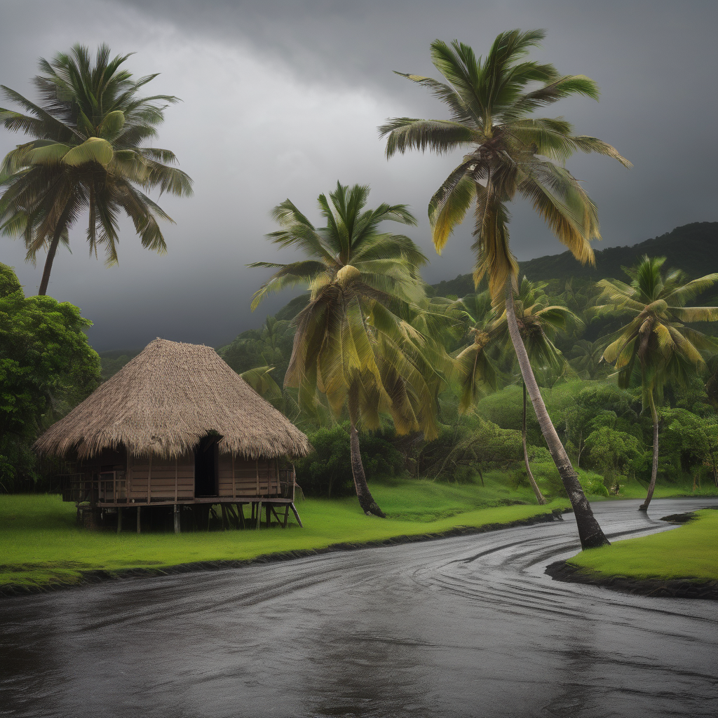 Fiji Braces as Tropical Depression TD07F Fades but Rain and Winds Persist