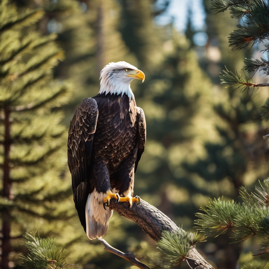 Jackie and Shadow Kick Off a New Bald Eagle Season at Big Bear