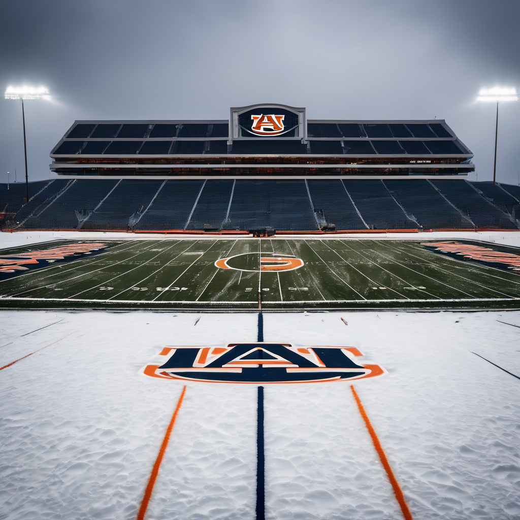 Winter Storm Looms in Knoxville as Tennessee Hosts Auburn