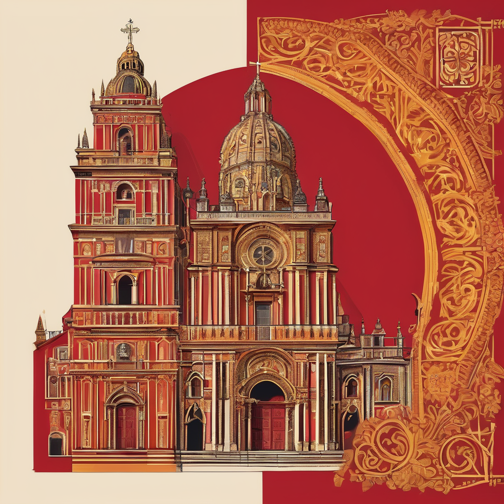 Antoine Cas unveils bold red Seville Holy Week poster