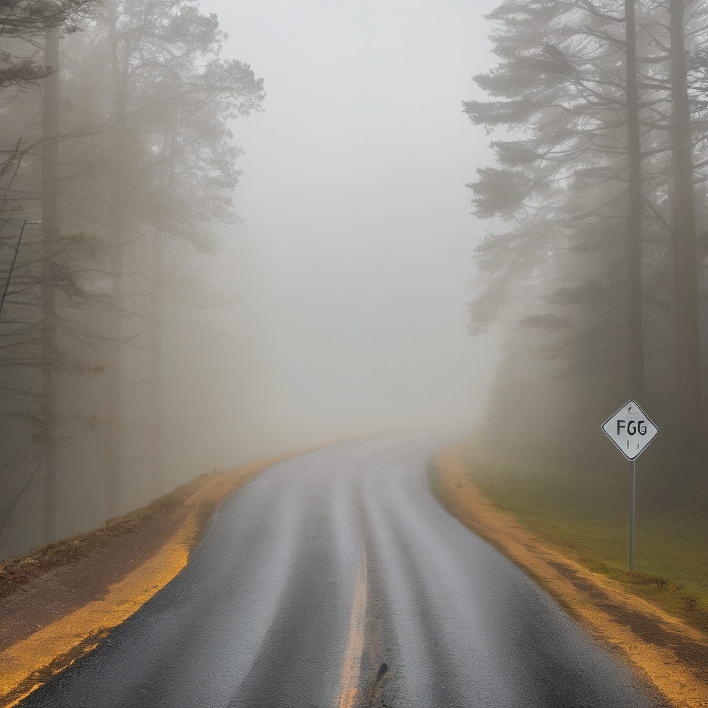 Spokane in Dense Fog: NWS Warns of Hazardous Driving Conditions