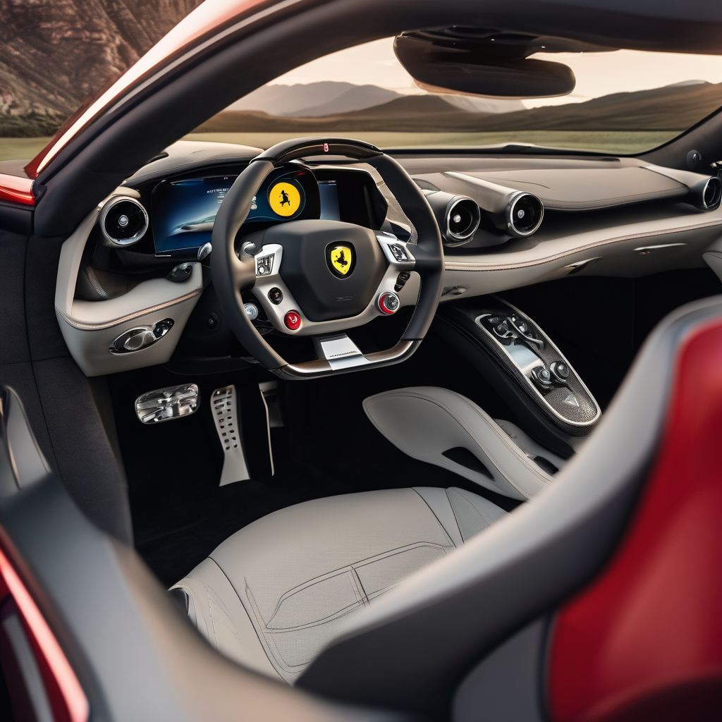 Ferrari Luce Interior Echoes Jony Ive's Apple Car Vision
