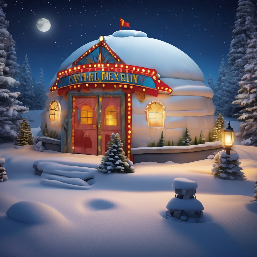 Sleep Under the Stars at Iglu-Dorf: Circus-Themed Snow Hotel in Davos