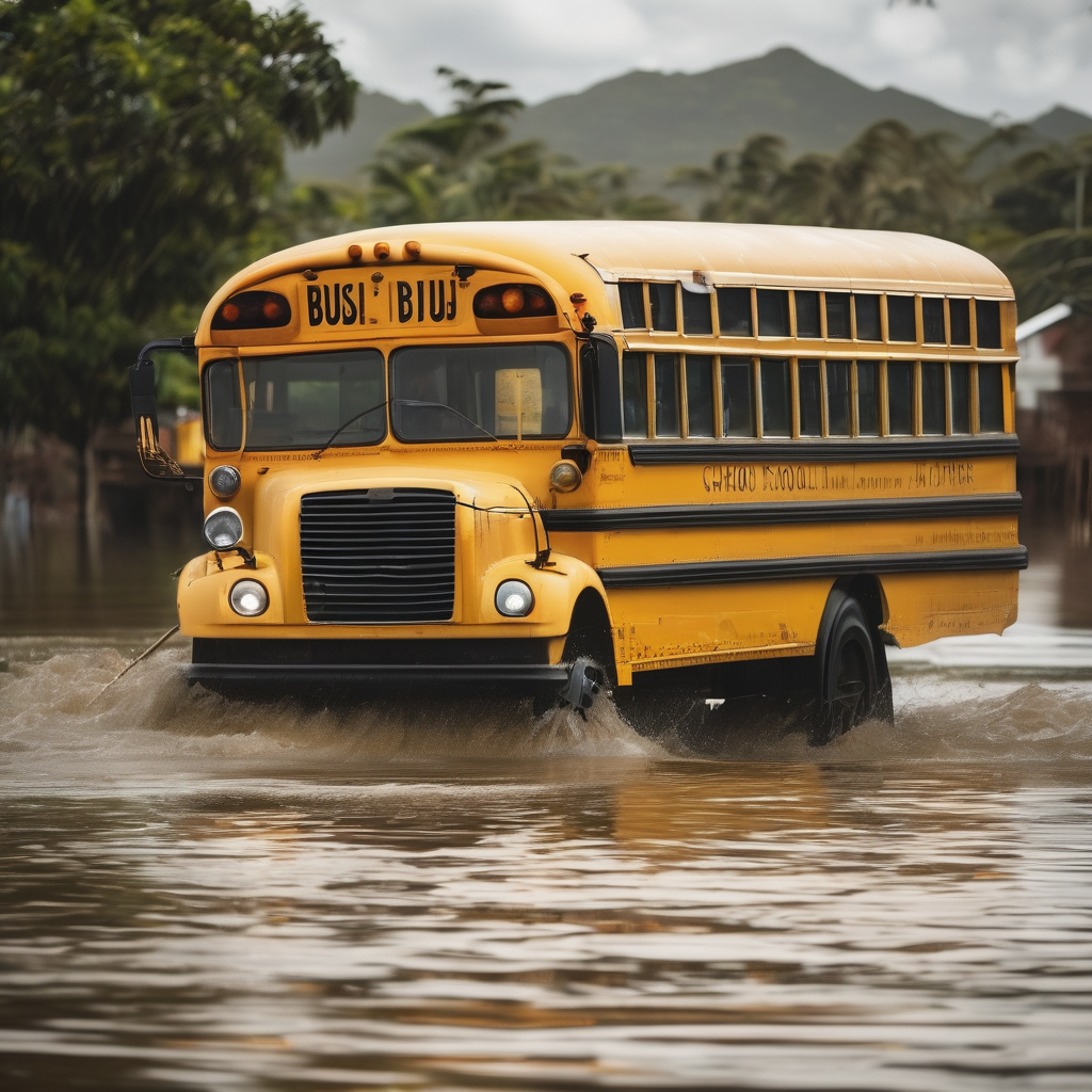 Flood Rescue: Community Rallies to Save School Bus