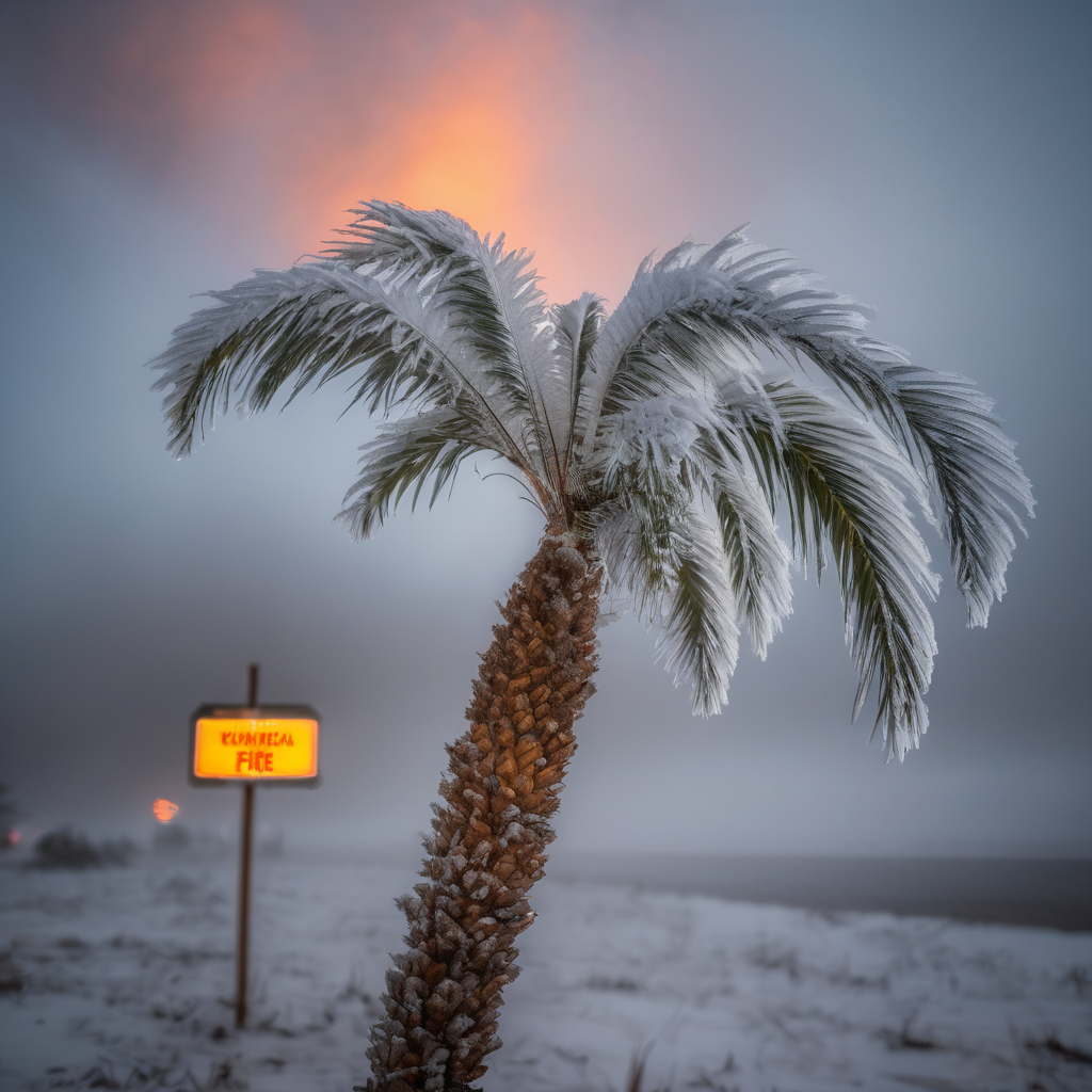 South Florida Braces for Sudden Freeze and Red Flag Fire Warning
