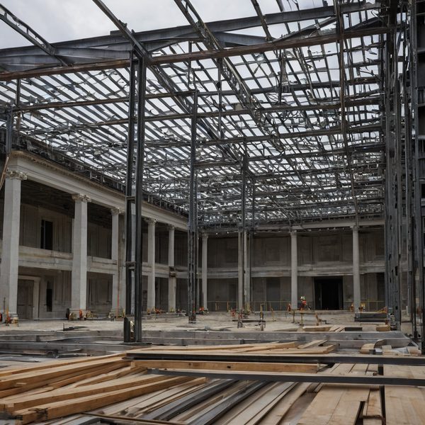 Illustrative image related to Trump White House ballroom under fire over Luxembourg-based ArcelorMittal steel donation.